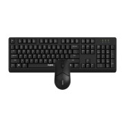 Rapoo X1500 Pack Teclado + Raton Inalambricos - 2.4GHz -  Raton 1200 DPI - Autonomia hasta 12 Meses - Color Negro