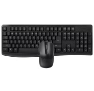 Rapoo X1800Pro Pack Teclado + Raton Inalambricos - 2.4GHz -  Raton 1000 DPI - Autonomia hasta 12 Meses - Color Negro