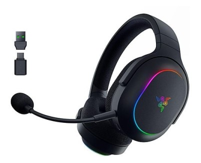 Razer Barracuda X Chroma Auriculares Gaming Inalambricos - Sonido 7.1- Microfono extraible - 2,4GHz Hyperspeed Wireless / Bluethooth 5.3- RGB - Negro