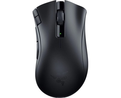 Razer DeathAdder V2 x HyperSpeed Raton Gaming Inalambrico - 2.4Ghz y Bluetooth - Sensor Optico 5G 14000ppp - 7 Botones Programables - Color Negro