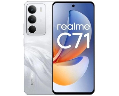 Realme C71 Smartphone Pantalla 6.67\" - 4GB - 256GB - Camara 50MP - Bateria 6000mAh - Carga Rapida 45W - Color Blanco