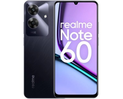 Realme Note 60 Smartphone Pantalla 6.75\" - 6GB - 128GB - Camara 32MP - Bateria 5000mAh - Color Negro