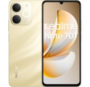 Realme Note 70T Smartphone Pantalla Amoled 6.75\"- 90Hz - 4GB - 256GB - Bateria 6000mAh - Color Dorado