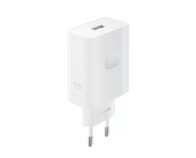 Realme SuperVOOC Cargador de Pared 45W - USB 2.0 - Carga Rapida - Color Blanco