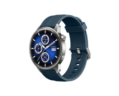 Realme Watch S2 Reloj Inteligente Smartwatch Pantalla Amoled 1.43\" - IP68 - Autonomia hasta 20 Dias - Cuerpo Acero Inoxidable - Color Azul