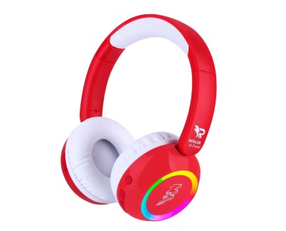 Redlox by Chuster Magnet Auriculares Bluetooth 5.4 - Altavoz 40mm - Bateria 200mAh - Autonomia hasta 28h - Alcance 10m - Micro Desmontable - Imanes Surtidos - Color Rojo y Blanco