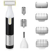Remington Omniblade Perfilador Multifuncion Barba y Cuerpo - Cuchilla Alta Precision - Bateria Recargable - Apto para Ducha