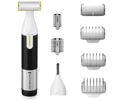 Remington Omniblade Perfilador Multifuncion Barba y Cuerpo - Cuchilla Alta Precision - Bateria Recargable - Apto para Ducha