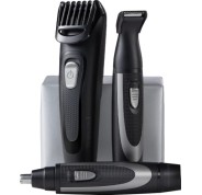 Remington The Works Kit Barbero - Cortabarbas, Perfilador y Recortador para Nariz y Orejas -