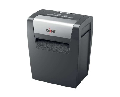 Rexel Momentum X308 Destructora Manual de Papel Corte Confeti P-3 - Funcionamiento Ininterrumpido 3 Minutos - Papelera de 15L - Color Gris