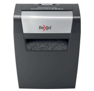 Rexel Momentum X406 Destructora Papel Corte Confeti P-4 - Destruye hasta 7 Hojas a la Vez - Capacidad de la Papelera 15L - Color Gris/Plata