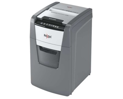 Rexel Optimum AutoFeed 130M Destructora Automatica de Corte en Particulas - Papelera de 44L - Alimentacion Automatica hasta 130 hojas - Tecnologia Antiatascos