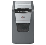 Rexel Optimum AutoFeed 130X Destructora Automatica de Corte en Particulas P-4 - Autoalimentacion 130 Hojas, Manual 8 Hojas - Papelera de 44L - Anti Atasco