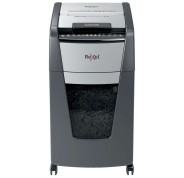 Rexel Optimum AutoFeed 300X Destructora Automatica de Corte en Particulas P-4 - Alimentacion Automatica 300 Hojas y Ranura Manual 10 Hojas - Funcionamiento Ininterrunpido 60min - Papelera de 34L - Color Gris/Plata