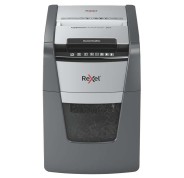 Rexel Optimum AutoFeed 90X Destructora Automatica de Corte en Particulas P-4 - Autoalimentacion 90 Hojas, Manual 8 Hojas - Anti Atasco - Capacidad de la Papelera 35L - Color Gris