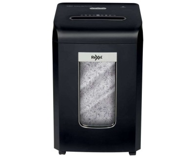 Rexel Promax QS RSX1538 Destructora de Papel de Corte en Particulas P-4 - Destruye hasta 15 Hojas a la Vez - Funcionamiento Ultra Silencioso - Capacidad de la Papelera 38L - Color Negro