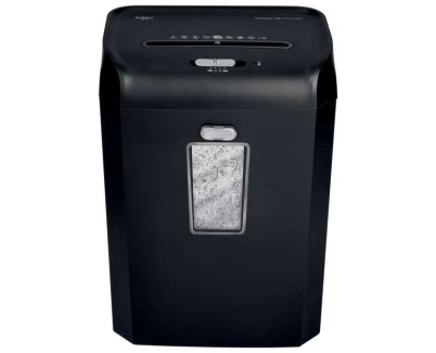 Rexel Promax RSX1035 Destructora de Papel Manual Corte en Particulas P-4- Destruye hasta 10 Hojas - Papelera de 35L - Color Negro
