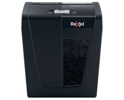 Rexel Secure X10 Destructora de Papel Manual Corte en Particulas P-4 - Destruye hasta 10 Hojas a la Vez - Capacidad de la Papelera 18L - Color Negro