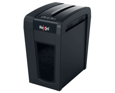 Rexel Secure X10-SL Whisper-Shred Destructora de Papel Manual Corte en Particulas P-4 - Destruye hasta 10 Hojas a la Vez - Tecnologia de Bajo Ruido Whisper-Shred  - Capacidad de la Papelera 18L - Color Negro