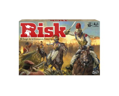 Risk Juego de Tablero - Tematica Estrategia/Conquista - De 2 a 5 Jugadores - A partir de 10 Años - Duracion 45min. aprox.