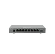 Ruijie RG-EG209GS Router de Sobremesa - 9 Puertos - Ethernet - SFP - Velocidad hasta 600Mbps - Capacidad hasta 200 Usuarios - Gestion en la Nube - Color Gris