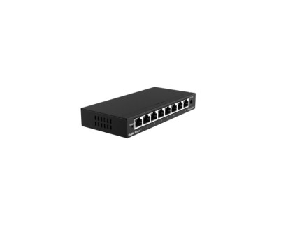 Ruijie RG-ES208GC Switch de Sobremesa - 8 Puertos - Velocidad hasta 1Gbps - Gestionado en la Nube - Color Negro