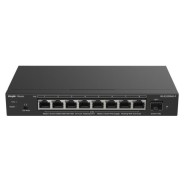 Ruijie RG-ES209MG-P Switch - 8 Puertos Ethernet hasta 2.5Gbps - 1x SFP+ hasta 10Gbps - PoE/PoE+ hasta 120W - Gestionado en la Nube - Color Negro