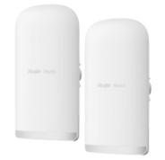 Ruijie RG-EST350G Pack de 2 Puentes Inalambricos - Velocidad hasta 867Mbps - Alcance hasta 5km - Antena Direccional de 16dBi - Ethernet - Color Blanco