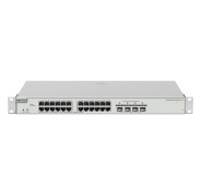Ruijie RG-NBS3200-24GT4XS-P-V2 Switch Gestionado en Capa 2 - Montaje en Rack 1U - 24 Puertos Ethernet hasta 1Gbps - 4x SFP+ hasta 10Gbps - PoE/PoE+ hasta 370W - Color Acero