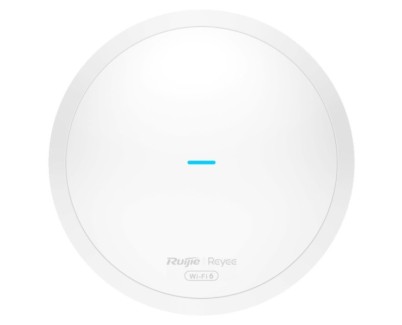 Ruijie RG-RAP62 Punto de Acceso de Doble Banda - Montaje en Techo - PoE - 1.8Gbps - WiFi 6 AX1800 - Gestion con App - Antenas Integradas - Color Blanco