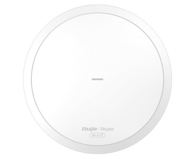 Ruijie RG-RAP72 Punto de Acceso de Doble Banda - Montaje en Techo - PoE - WiFi 7 BE3600 - 3.6Gbps - Gestion con App - Ethernet - Color Blanco