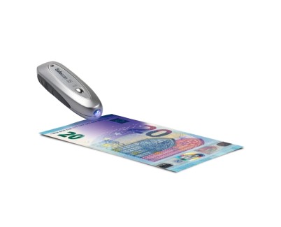 Safescan 35 Detector Portatil de Billetes Falsos - Verificacion de Marcas de Agua, Tinta Magnetica e Hilo Magnetico - Ligero y Compacto