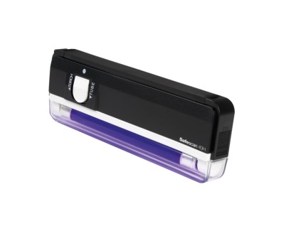 Safescan 40H Detector Portatil de Billetes Falsos - Lampara Ultravioleta de 4W - Linterna LED para Verificacion Visual