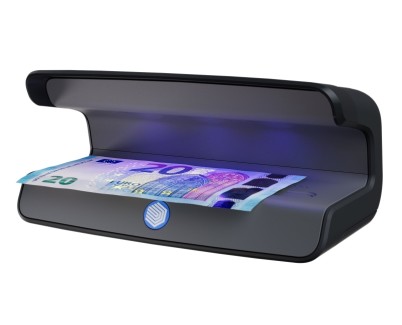 Safescan 55 LED Detector de Billetes Falsos UV - Reflector Integrado - Apto para Pasaportes, Documentos de Identificacion y Tarjetas de Credito