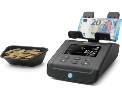 Safescan 6165 G3 Balanza Contadora de Dinero - Cuenta Monedas y Billetes - Puerto de Actualizaciones