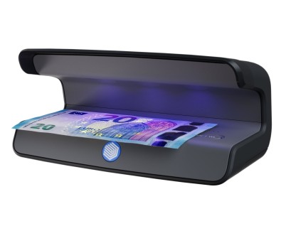Safescan 75 LED Detector de Billetes Falsos UV - Reflector Integrado - Apto para Pasaportes, Documentos de Identificacion y Tarjetas de Credito