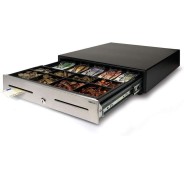 Safescan HD-4646S Cajon Portamonedas - Diseño Robusto y Duradero - Ajustable y Personalizable - Doble Conectividad para Sistemas de Punto de Venta