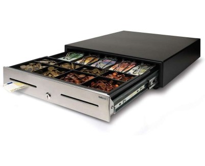 Safescan HD-4646S Cajon Portamonedas - Dise&ntilde;o Robusto y Duradero - Ajustable y Personalizable - Doble Conectividad para Sistemas de Punto de Venta