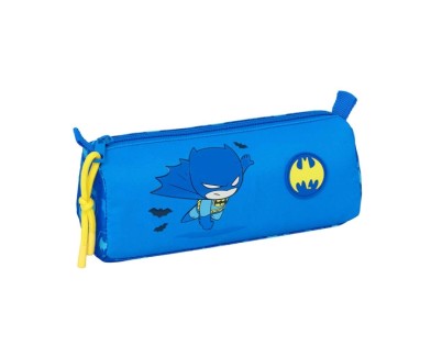 Safta Batman Preescolar Portatodo - Cremallera - 1.2L - 210x70x80mm - Color Azul