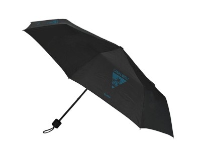 Safta Blackfit8 California Paraguas Manual de 98cm - 8 Paneles - Asa y Punta de PVC - Poliester - Nervios de Acero de 8mm - Cordon - Color Negro