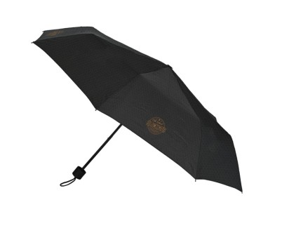 Safta Blackfit8 Old School Paraguas Manual de 98cm - 8 Paneles - Asa y Punta de PVC - Poliester - Nervios de Acero de 8mm - Cordon - Color Negro