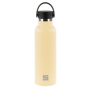 Safta Botella Termo de 600ml - Acero Inoxidable - Asa Superior - Color Arena