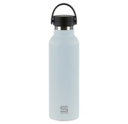 Safta Botella Termo de 600ml - Acero Inoxidable - Base de Silicona Antideslizante - Asa Superior - Color Azul Claro