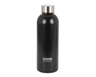 Safta Business Botella Termo de 500ml - Acero Inoxidable - Color Negro