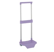 Safta Carro Portamochilas - Sujecion Universal - Material Resistente - Modelo Patentado - 26x10x34cm - Color Violeta