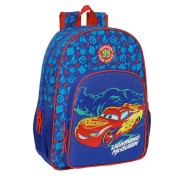 Safta Cars Mochila Adaptable a Carro - Portabotellas - Doble Tirador en Cremallera - Hombreras Acolchadas - Asa de Mano Superior - 19L - 330x140x420mm - Color Azul