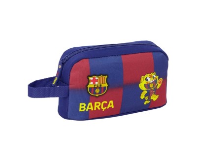 Safta F.C.Barcelona Bolsa Isotermica Porta Alimentos de 1.7L - Asa de Mano - Cierre de Cremallera - 21.5x12x6.5cm - Color Rojo y Azul