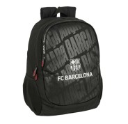 Safta F.C.Barcelona Mochila Adaptable a Carro - Portabotellas - Dos Compartimentos Grandes - Tirador Doble - Hombreras Ergonomicas Acolchadas - Asa de Mano - 23L - 320x160x440mm - Color Negro
