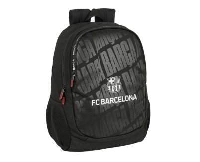 Safta F.C.Barcelona Mochila Adaptable a Carro - Portabotellas - Dos Compartimentos Grandes - Tirador Doble - Hombreras Ergonomicas Acolchadas - Asa de Mano - 23L - 320x160x440mm - Color Negro