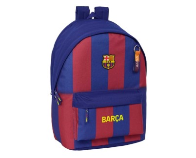 Safta F.C.Barcelona Mochila Antirrobo para Portatil hasta 15.6\" - Bolsillo para Tablet hasta 11\" - USB Integrado - Cremallera con Doble Tirador - 31x44x18cm - Color Rojo y Azul
